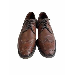 VTG Allen‎ Edmonds Regent Street Brown Leather Oxford Dress Shoes Men's Size 9.5